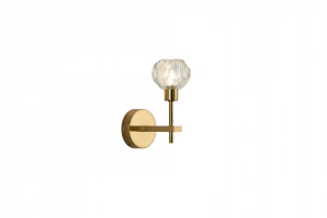 Aplica Kassia, metal, sticla, auriu, 1 bec, dulie G9, 5394, Rabalux [1]- savelectro.ro
