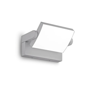 Aplice si felinare exterior, Aplica LED exterior Swipe 20.5W, 1390lm, lumina calda (3000 K), IP54, gri, Ideal Lux - savelectro.ro