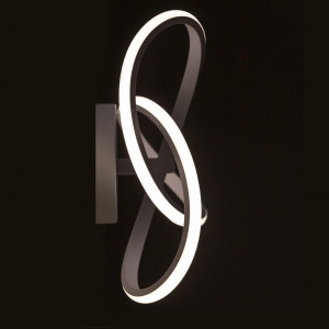 Aplica LED Intrigue KL141015, 16W, 1300lm, lumina neutra, IP20, neagra, Klausen [2]- savelectro.ro