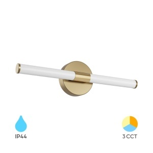 Aplice, Aplica LED pentru baie 7W, lumina calda/neutra/rece, aurie, IP44, Braytron - savelectro.ro