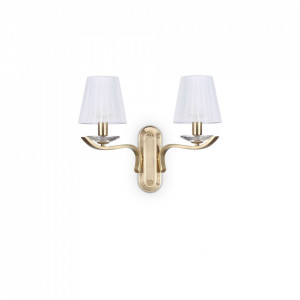 Aplica Pegaso 197708, 2xE14, alba+crom, IP20, Ideal Lux