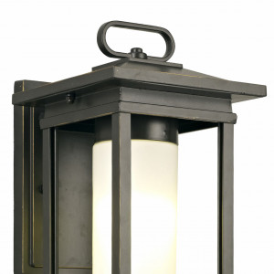 Aplica pentru exterior Louis, 1 bec, dulie E27, neagra, sticla, Klausen [2]- savelectro.ro