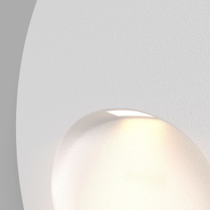 Aplica pentru scari LED Bil O015SL-L3W3K, 3W, 60lm, lumina calda, IP54, alba, Maytoni [3]- savelectro.ro