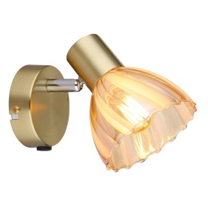 Aplica Zachery, 1x E14, IP20, alama, Globo Lighting