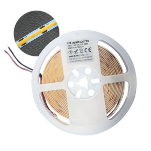 Banda led COB, lumina rece(6500K), 10W/m, 950lm/m, 320 leduri/m, 12V, IP65, Kobi [3]- savelectro.ro