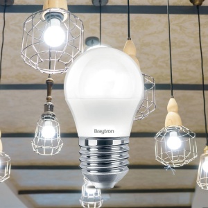 Bec LED 5W(35W) Braytron, G45, E27, 450 lm, lumina neutra (4000 K), clasa energetica F [3]- savelectro.ro
