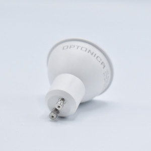 Bec LED dimabil GU10 7W (42W), 500 lm, 110 grade, lumina calda (2700K), opal, Optonica