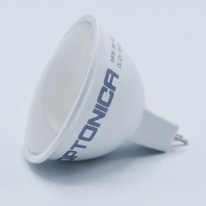 Bec led MR16 5W (35W), 400 lm, 110 grade, lumina neutra (4500K), opal, Optonica