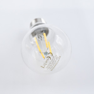 Bec LED Vintage filament 4W (35W), E27, A60, 400 lm, lumina calda (2700 K), transparent, Optonica