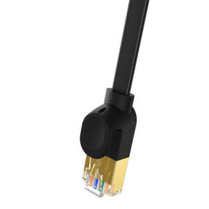 Cablu de retea Ethernet RJ45, Cat 7 UTP, plat, 5 m, negru, Baseus [4]- savelectro.ro