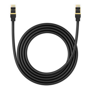 Cablu de rețea Ethernet RJ45, cat.8, 40Gbps, 15 m, negru, Baseus [1]- savelectro.ro