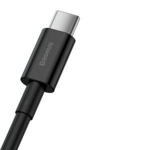 Cablu USB-C, 66W, 1m, negru, Baseus [4]- savelectro.ro