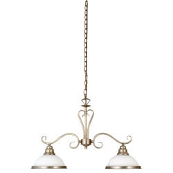 Candelabru Elisett 2757, 2xE27, alb+bronz, IP20, Rabalux [2]- savelectro.ro