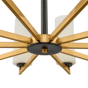 Candelabru Fortano MOD089PL-10BS, 10xE27, auriu+alb, IP20, Maytoni [4]- savelectro.ro