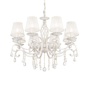 Candelabru Grace ARM247-08-G, 8xE14, alb+auriu, IP20, Maytoni [1]- savelectro.ro