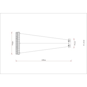 Candelabru LED Laurel 24W, 2200 lm, lumina calda/neutra/rece, cristale, Ø40 cm, telecomanda, dimabil, crom, Globo Lighting [12]- savelectro.ro