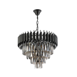 Candelabre, Candelabru Sublime SP6, 6xE14, negru, crom, Klausen - savelectro.ro