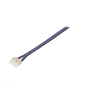 Conector banda LED COB RGB 10 mm cu 15 cm cablu, Optonica