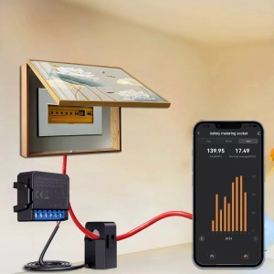 Contor Smart de Energie bidirectional Avatto – WiFi + Zigbee, Tuya Smart, monitorizare consum, 32A [4]- savelectro.ro