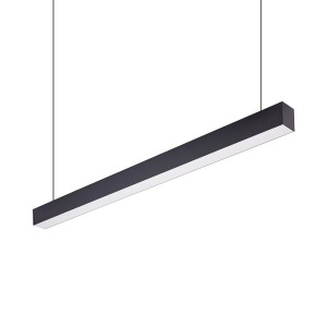 Lustre LED, Corp LED liniar suspendat 45W, 4050 lm, lumina neutra (4000 K), IP20, negru, Braytron - savelectro.ro