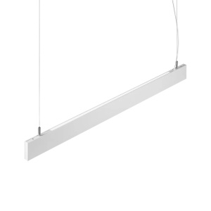 Lustre LED, Corp LED liniar suspendat Steel 38W, 3270lm, lumina neutra (4000 K), IP20, alb, Ideal Lux - savelectro.ro