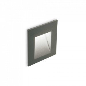 Corp pentru trepte LED BIT FI, sticla, antracit, 2W, 215 lm, lumina calda (3000K), 269009, Ideal Lux