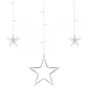 Cortina cu Stele , 8 Moduri de iluminare, Lumina Calda, 2x1m, IP20, ZAR0570 REBEL [1]- savelectro.ro