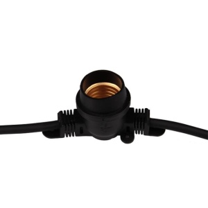 Ghirlanda luminoasa, 10 becuri, dulie E27, fara becuri 10M, protectie IP44 [3]- savelectro.ro