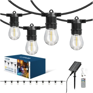 Ghirlanda solara LED STARLIGHT NEO, 10m, 10xE27, telecomanda, Kobi