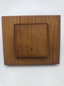 Intrerupator alternativ, 10A, IP20, Ovivo Grano, lemn masiv [1]- savelectro.ro