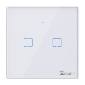 Întrerupător Smart WiFi + RF 433MHz Sonoff T2 EU TX (2 canale) [2]- savelectro.ro