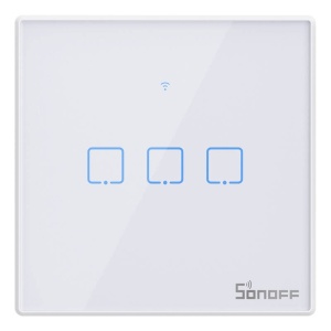 Întrerupător Smart WiFi + RF 433MHz Sonoff T2 EU TX (3 canale) [3]- savelectro.ro