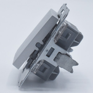Intrerupator triplu, 10A, IP20, Argintiu, Panasonic Arkedia Slim/Karre Plus