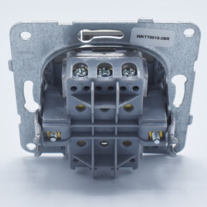 Intrerupator triplu, 10A, IP20, Bronz, Panasonic Arkedia Slim/Karre Plus