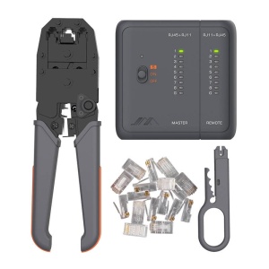 Kit sertizare RJ45, cleste si tester incluse, Jimihome [1]- savelectro.ro