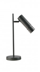 Lampa de birou Drill TL1 108007, cu intrerupator, 1xGU10, neagra, IP20, Klausen [1]- savelectro.ro
