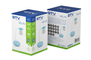 Lampa de birou LED Helin LB-HEL6W-25-DEC, cu intrerupator, 6W, 350lm, lumina neutra, alba+albastra, IP20, GTV [5]- savelectro.ro