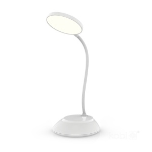Lampa de birou LED Visua, 5W, temperatura de culoare ajustabila, plastic, alba, Kobi [1]- savelectro.ro