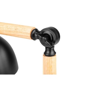Lampa de birou Woody, 1xE27, metal+lemn, Masterled [6]- savelectro.ro