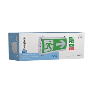 Lampa emergenta EXIT LED 5W, 350lm, 6500K, IP65, 180 min, Braytron [7]- savelectro.ro