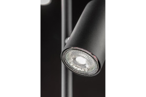 Lampadar Aragon LP-VEN20W-10, cu intrerupator, 3xGU10, negru, IP20, GTV [2]- savelectro.ro