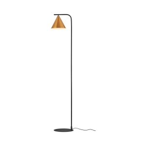 Lampadar BR-BV05-00068, cu intrerupator, 1xE27, auriu+negru, IP20, Braytron [1]- savelectro.ro
