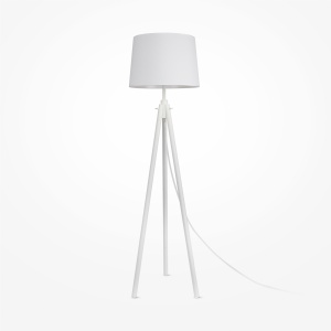 Lampadare, Lampadar Calvin Z177FL-01W, cu intrerupator, 1xE27, alb, IP20, Maytoni - savelectro.ro