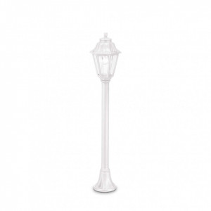 Corpuri de iluminat, Lampadar de exterior ANNA PT1, alb, 1 bec, dulie E27, 120454, Ideal Lux - savelectro.ro