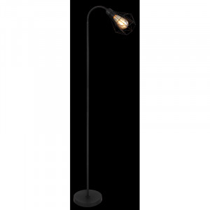 Lampadar Isabella 15351S, cu intrerupator, 1xE27, negru, IP20, Globo [3]- savelectro.ro