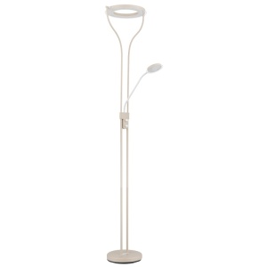 Lampadar LED Ebro, 24W, 2100 lm, lumina calda (3000 K), dimabil, nisipiu+alb, Globo Lighting [2]- savelectro.ro