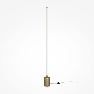 Lampadar LED Flow MOD147FL-L20BSK1, cu intrerupator, 25W, 2600lm, lumina calda+neutra+rece, IP20, auriu, Maytoni [1]- savelectro.ro