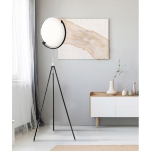 Lampadar LED Miro 24W, telecomanda, reglabil, lumina calda/rece, 1560 lm, IP20, dimabil, negru mat, Globo Lighting [5]- savelectro.ro