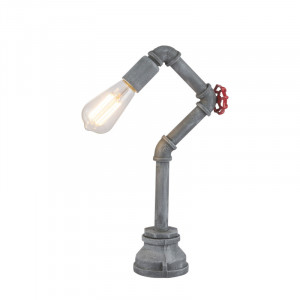 [Lichidare stoc]Lampa de birou Bayuda 43001T, cu intrerupator, 1xE27, gri, IP20, Globo [1]- savelectro.ro
