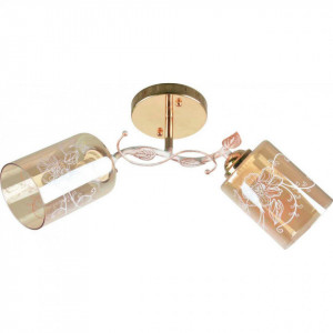 Lustre, Lustra Alka LY-3359, 2xE27, aurie, IP20, Klausen - savelectro.ro